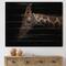 Designart - Portrait of A Giraffe IV - Farmhouse Print on Natural Pine Wood